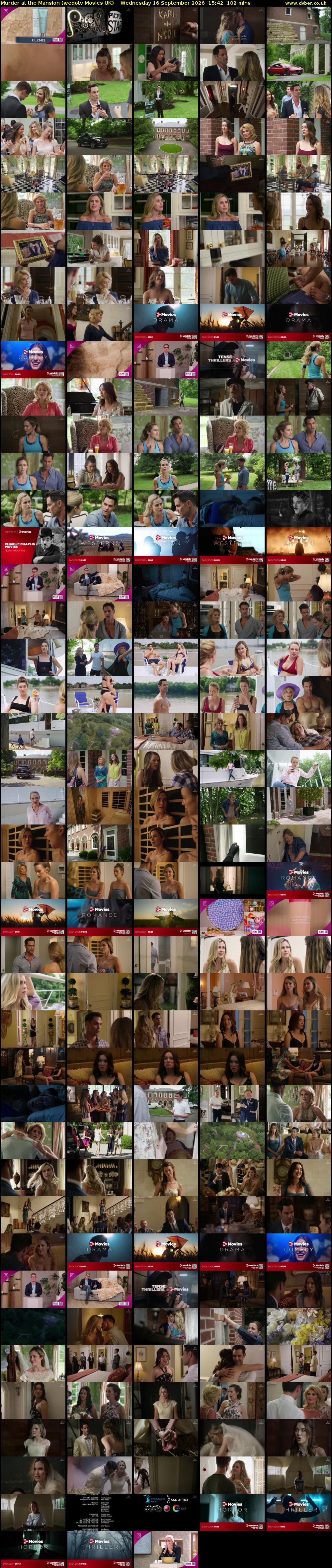 Murder at the Mansion (wedotv Movies UK) Wednesday 16 September 2026 15:42 - 17:24
