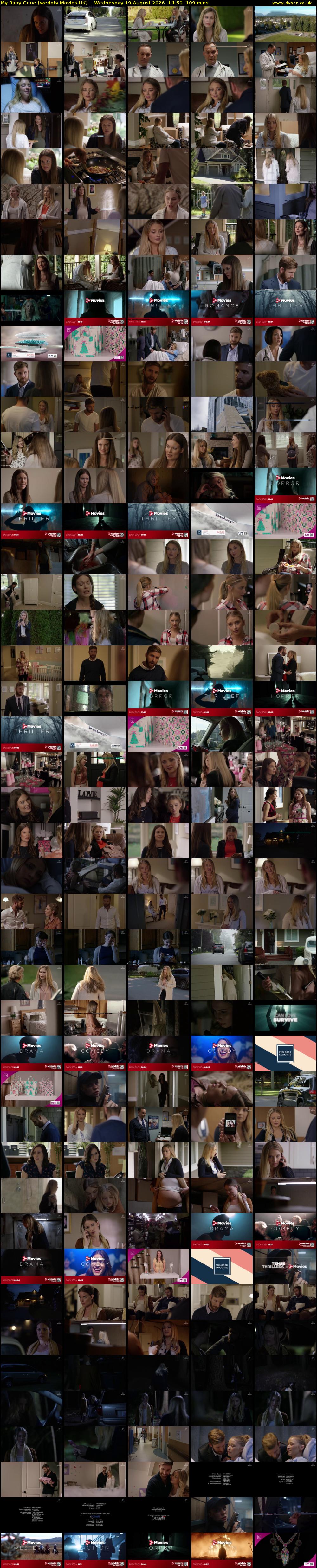 My Baby Gone (wedotv Movies UK) Wednesday 19 August 2026 14:59 - 16:48