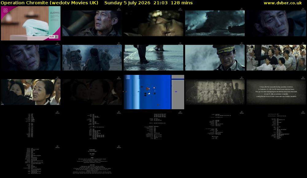 Operation Chromite (wedotv Movies UK) Sunday 5 July 2026 21:03 - 23:11