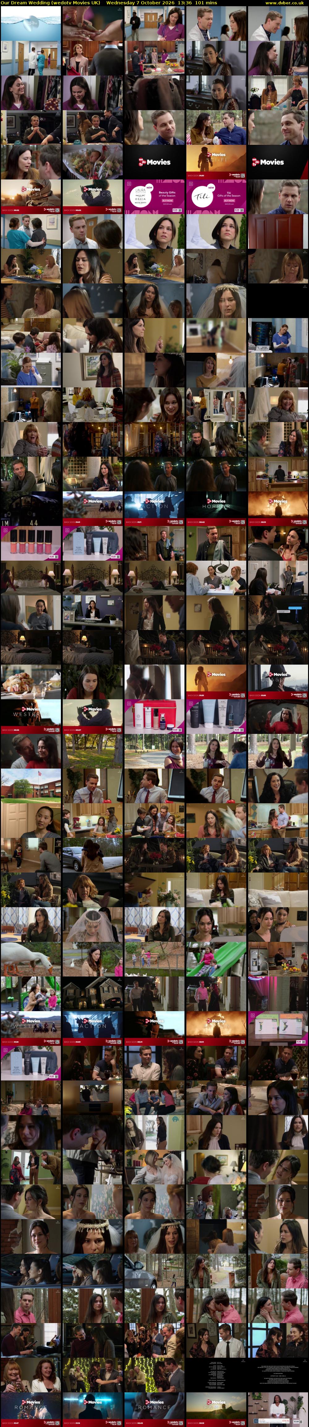 Our Dream Wedding (wedotv Movies UK) Wednesday 7 October 2026 13:36 - 15:17