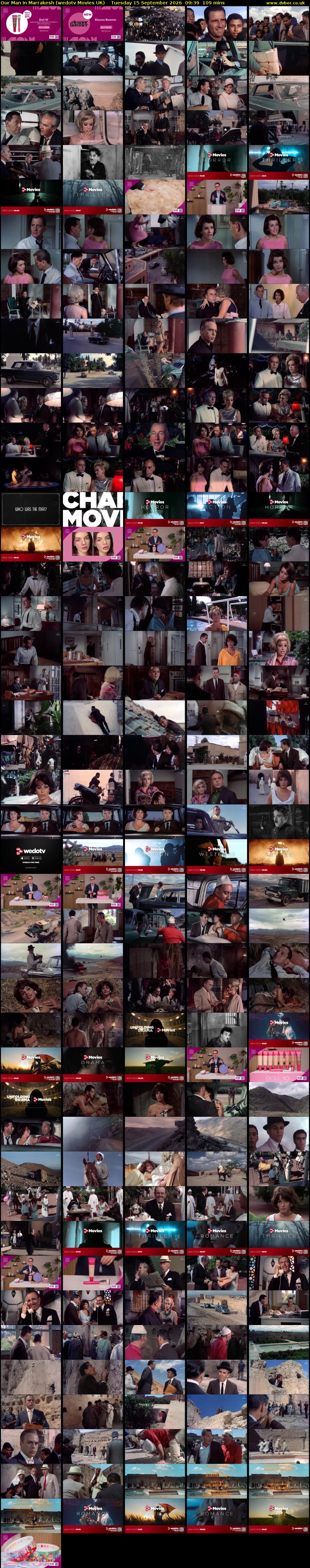 Our Man In Marrakesh (wedotv Movies UK) Tuesday 15 September 2026 09:39 - 11:28