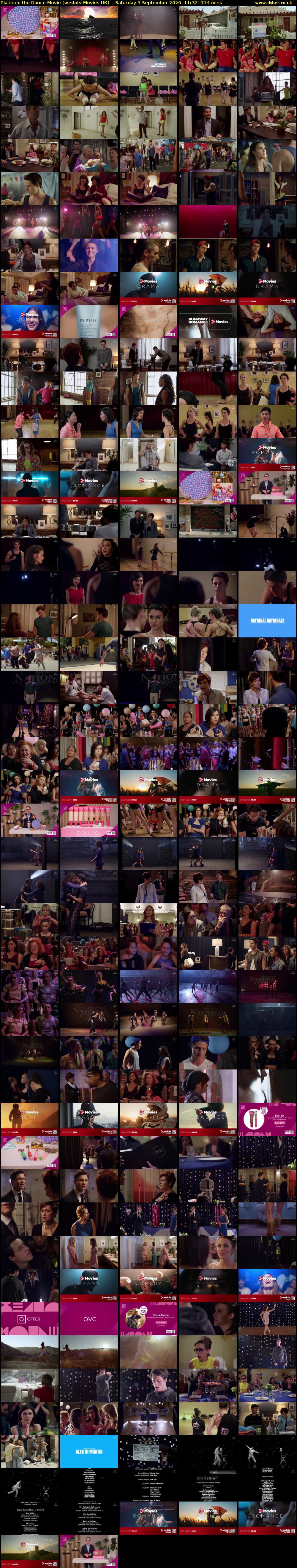 Platinum the Dance Movie (wedotv Movies UK) Saturday 5 September 2026 11:32 - 13:26