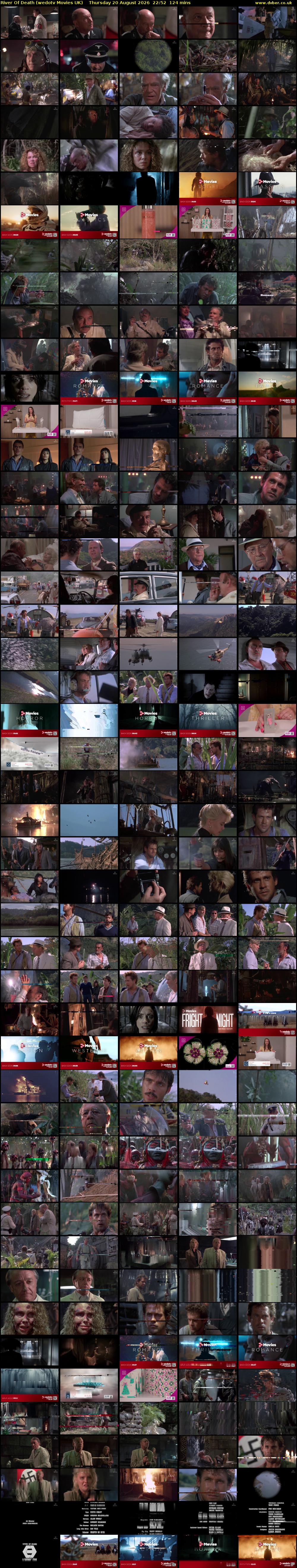 River Of Death (wedotv Movies UK) Thursday 20 August 2026 22:52 - 00:56