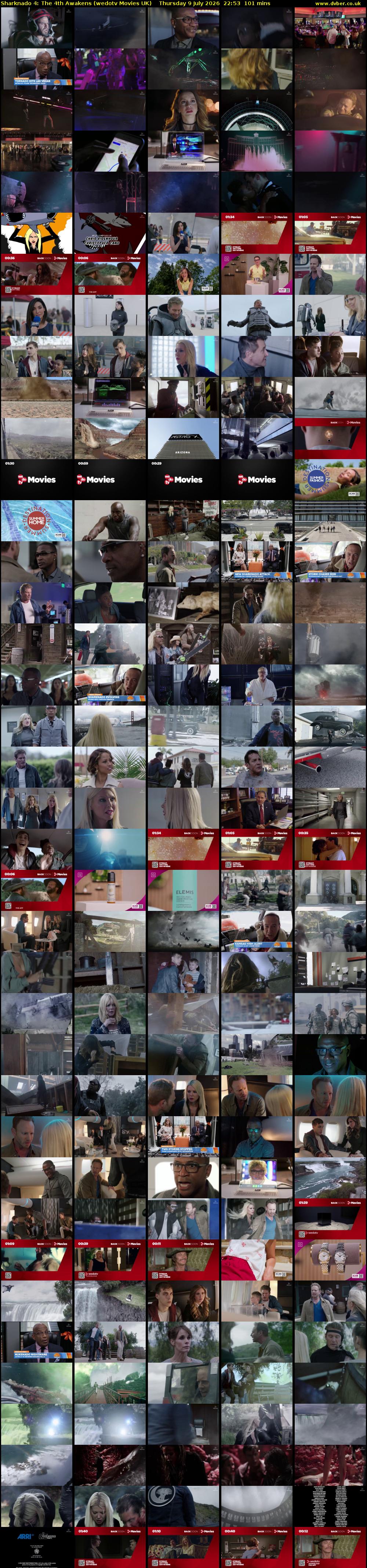 Sharknado 4: The 4th Awakens (wedotv Movies UK) Thursday 9 July 2026 22:53 - 00:34