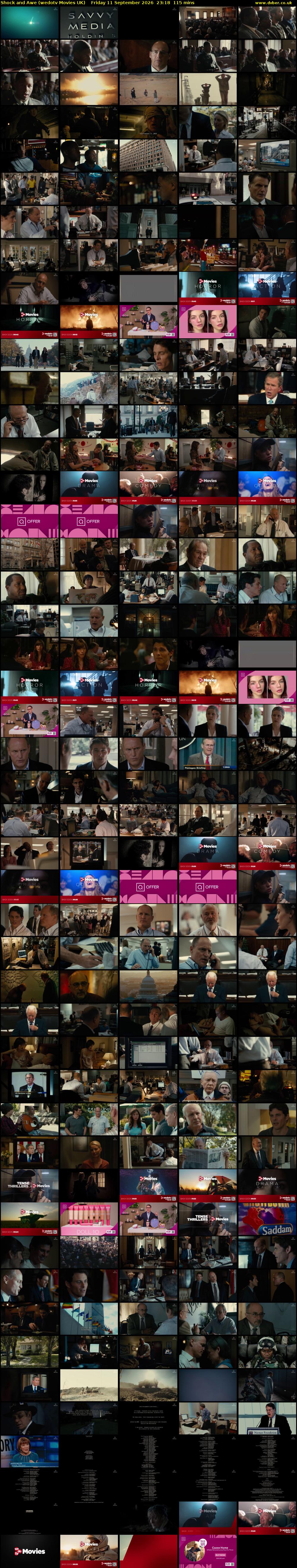 Shock and Awe (wedotv Movies UK) Friday 11 September 2026 23:18 - 01:13