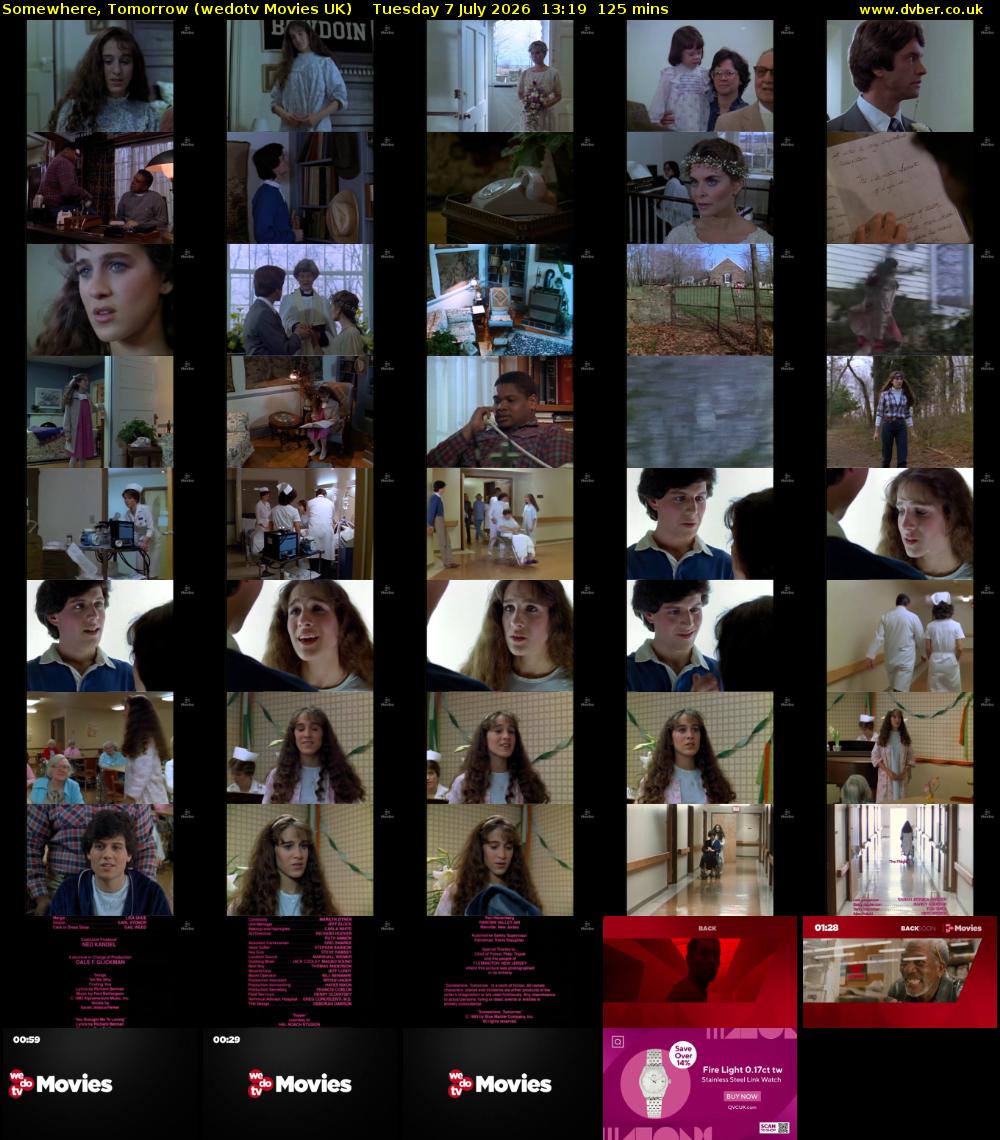Somewhere, Tomorrow (wedotv Movies UK) Tuesday 7 July 2026 13:19 - 15:24