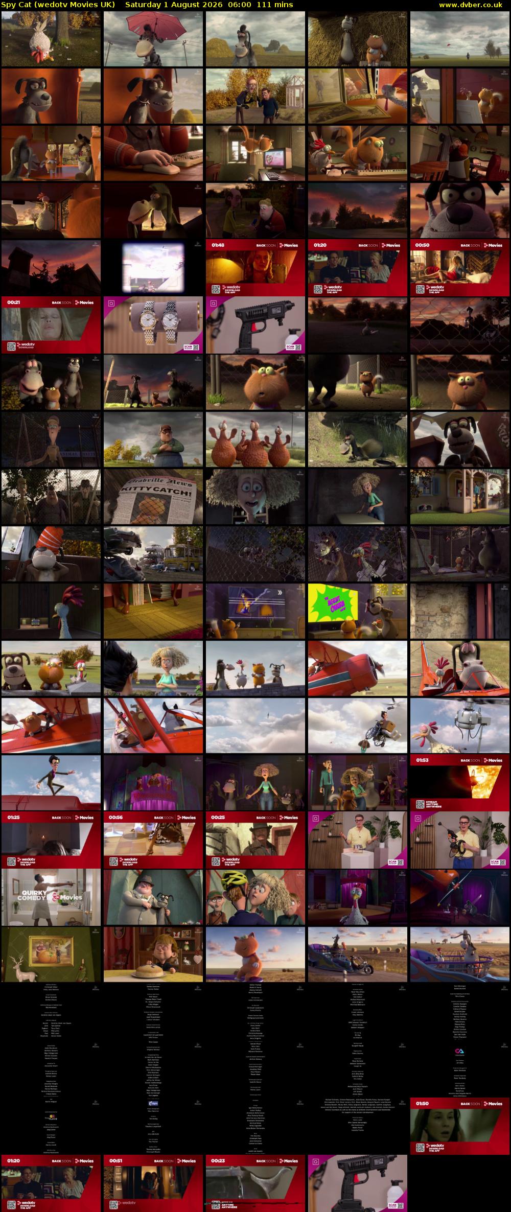 Spy Cat (wedotv Movies UK) Saturday 1 August 2026 06:00 - 07:51