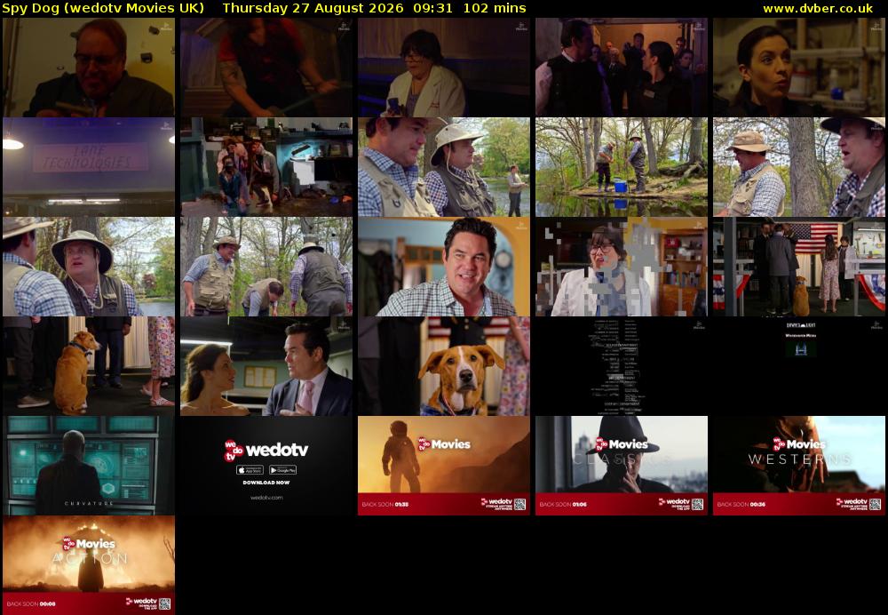 Spy Dog (wedotv Movies UK) Thursday 27 August 2026 09:31 - 11:13
