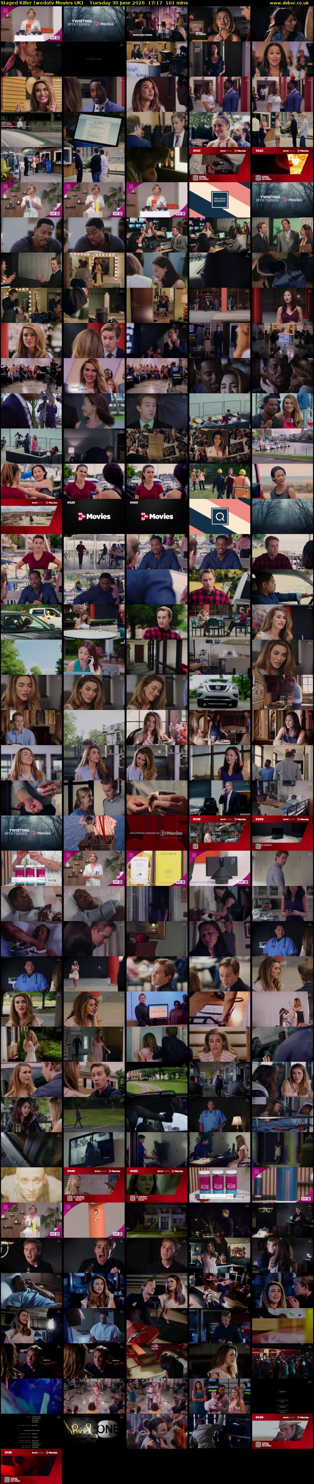 Staged Killer (wedotv Movies UK) Tuesday 30 June 2026 17:17 - 18:58