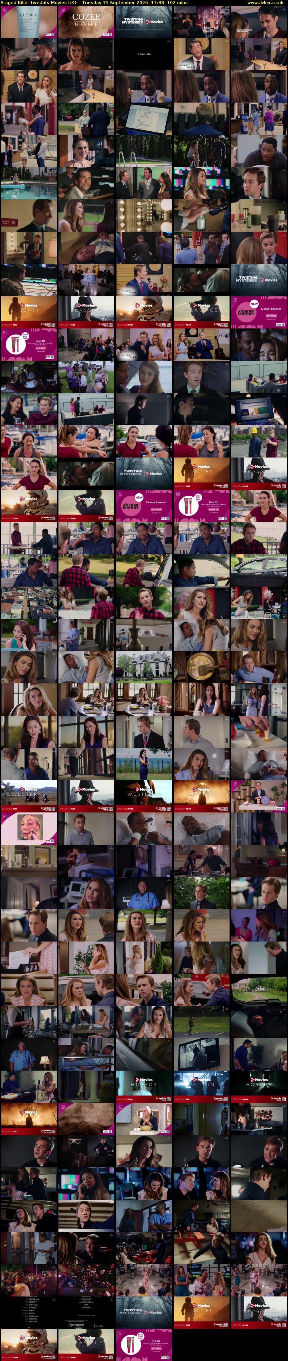 Staged Killer (wedotv Movies UK) Tuesday 15 September 2026 17:33 - 19:15