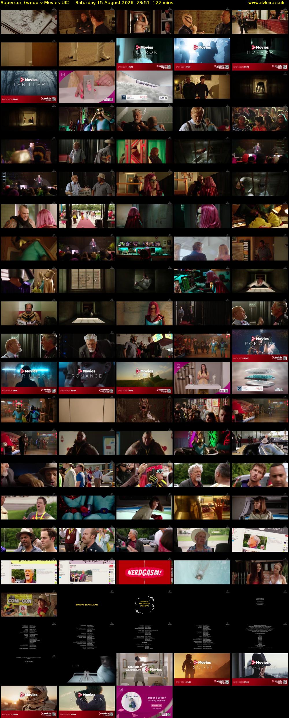 Supercon (wedotv Movies UK) Saturday 15 August 2026 23:51 - 01:53