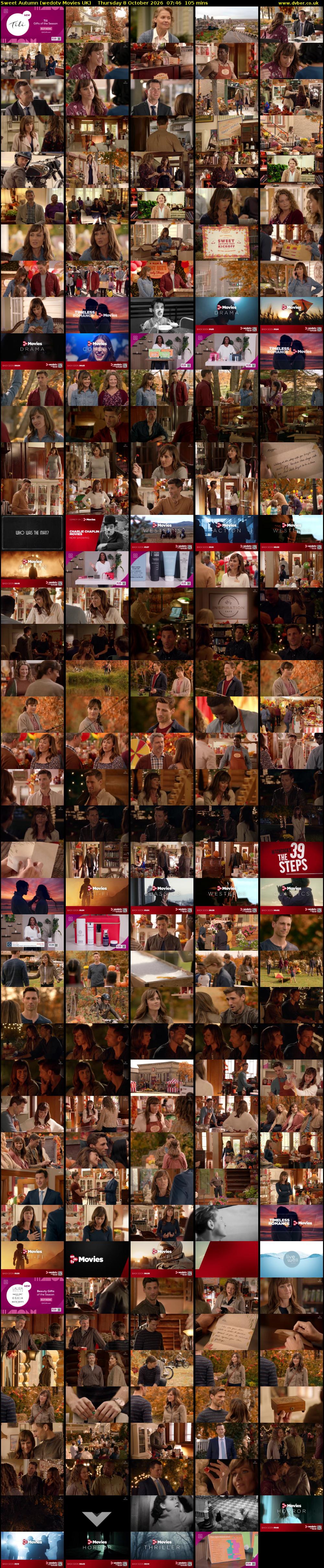 Sweet Autumn (wedotv Movies UK) Thursday 8 October 2026 07:46 - 09:31