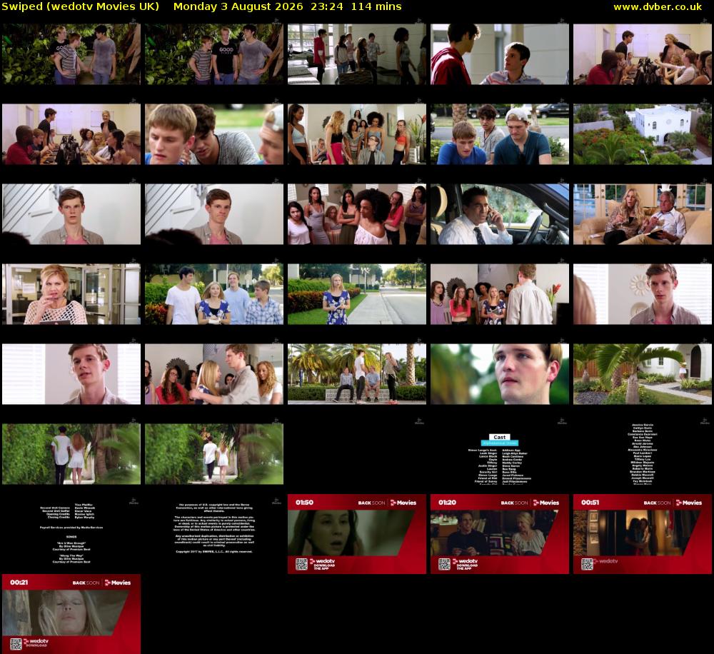 Swiped (wedotv Movies UK) Monday 3 August 2026 23:24 - 01:18