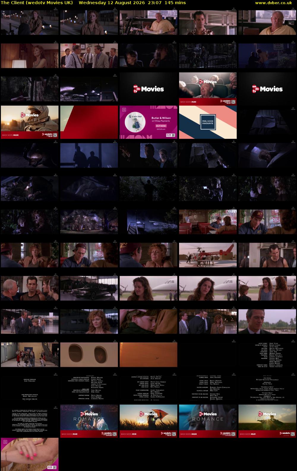 The Client (wedotv Movies UK) Wednesday 12 August 2026 23:07 - 01:32