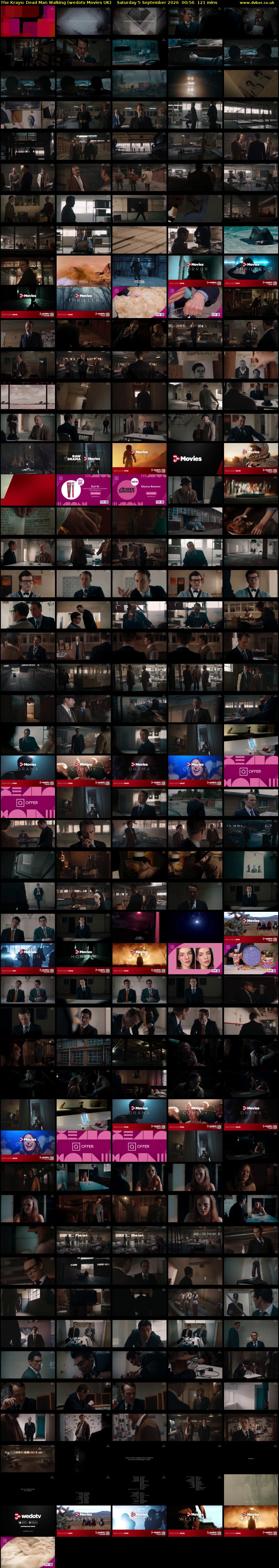 The Krays: Dead Man Walking (wedotv Movies UK) Saturday 5 September 2026 00:56 - 02:57