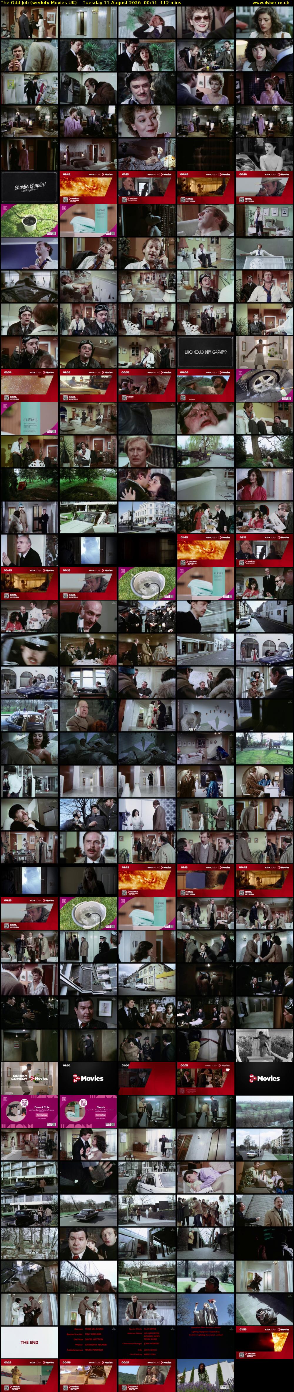 The Odd Job (wedotv Movies UK) Tuesday 11 August 2026 00:51 - 02:43