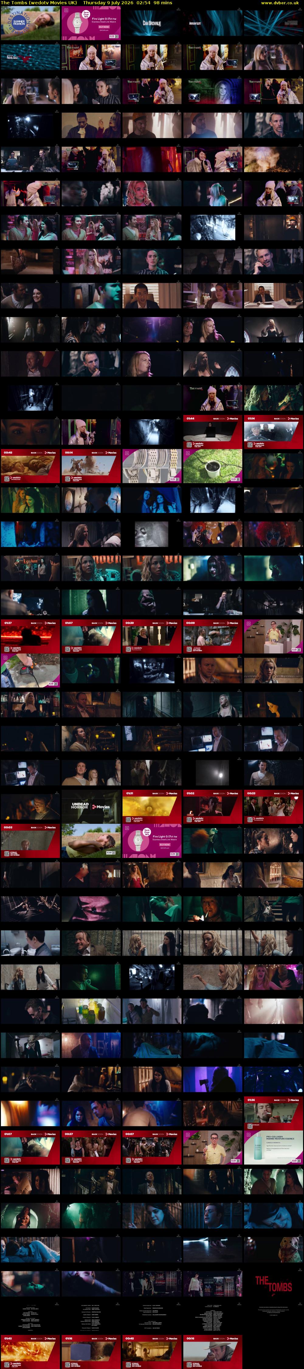 The Tombs (wedotv Movies UK) Thursday 9 July 2026 02:54 - 04:32