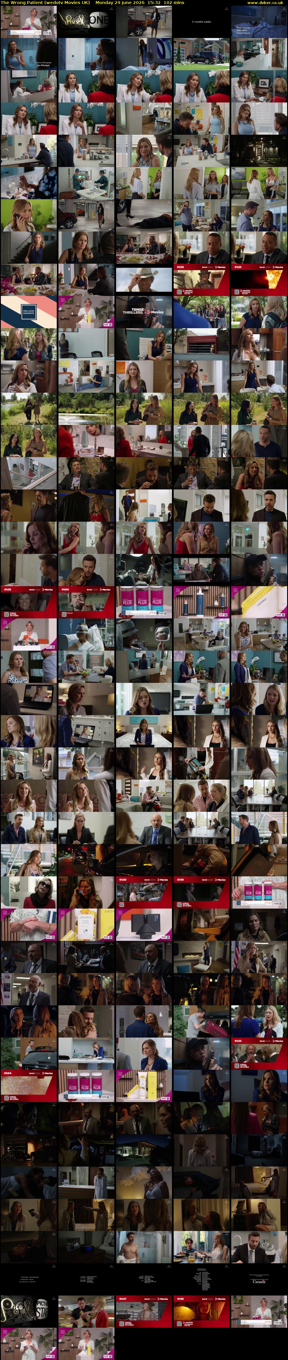 The Wrong Patient (wedotv Movies UK) Monday 29 June 2026 15:32 - 17:14