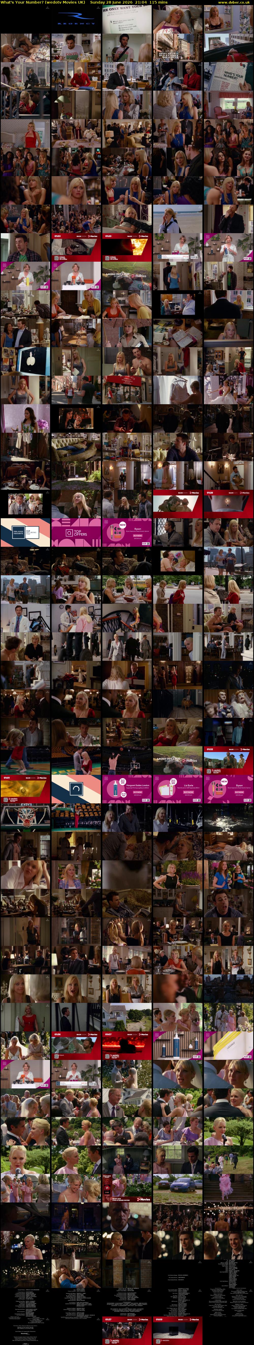 What's Your Number? (wedotv Movies UK) Sunday 28 June 2026 21:04 - 22:59