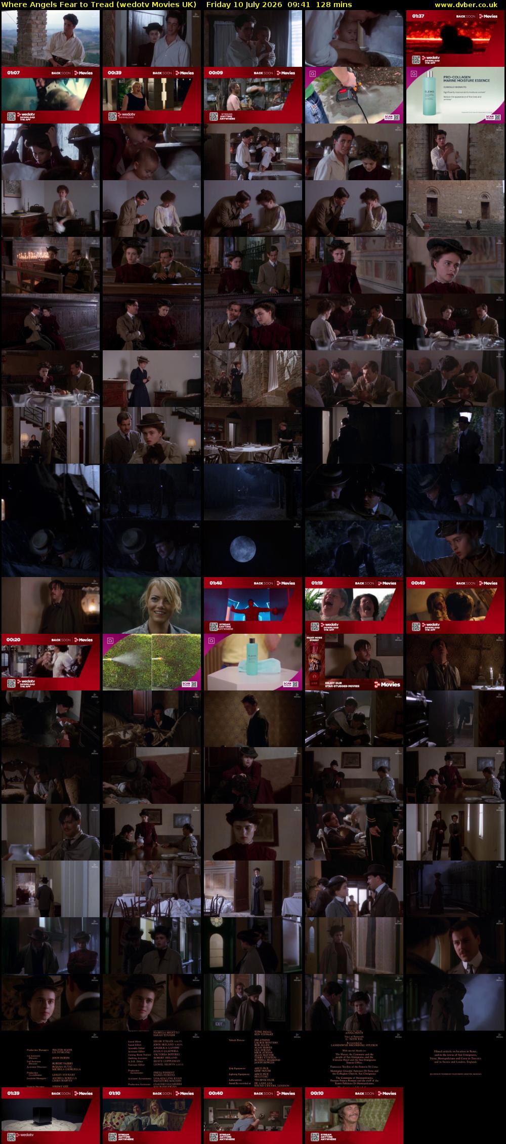 Where Angels Fear to Tread (wedotv Movies UK) Friday 10 July 2026 09:41 - 11:49