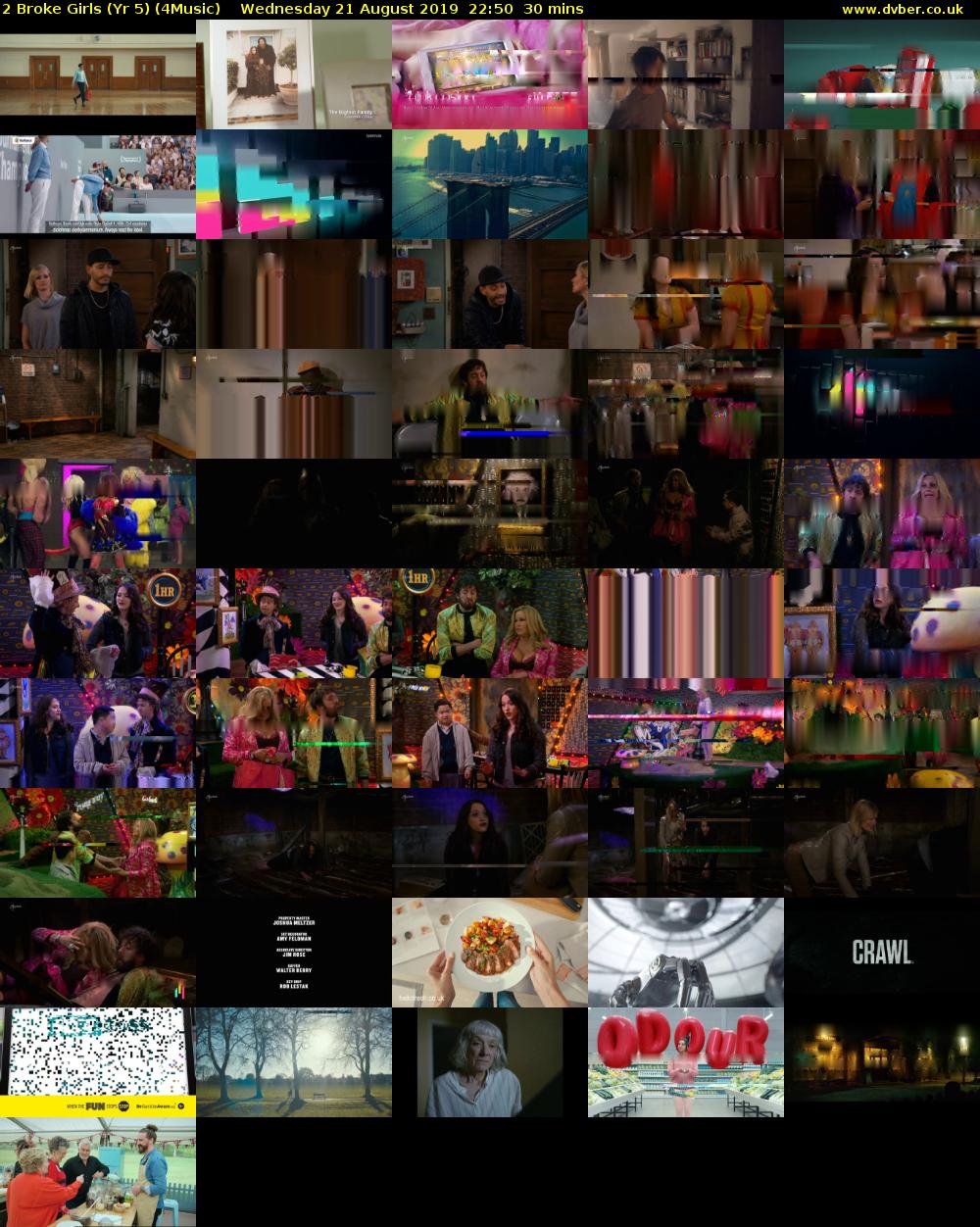 2 Broke Girls (Yr 5) (4Music) Wednesday 21 August 2019 22:50 - 23:20