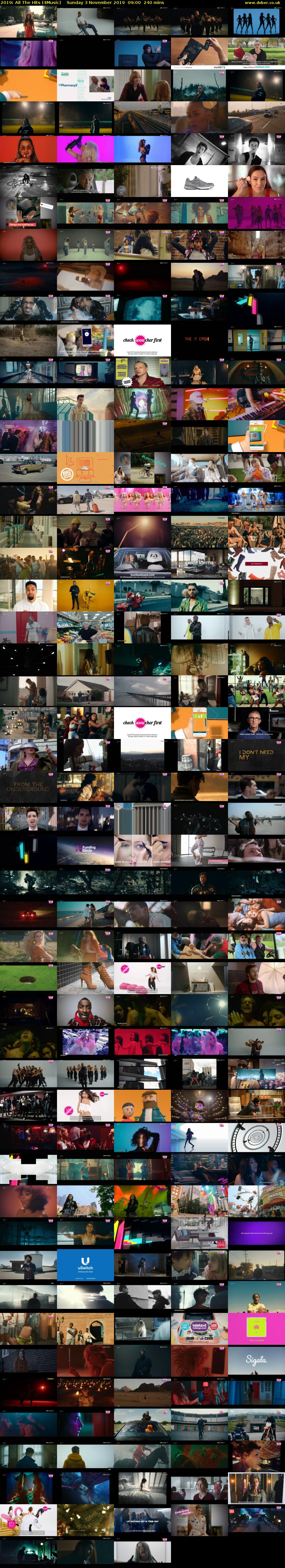 2019: All The Hits (4Music) Sunday 3 November 2019 09:00 - 13:00
