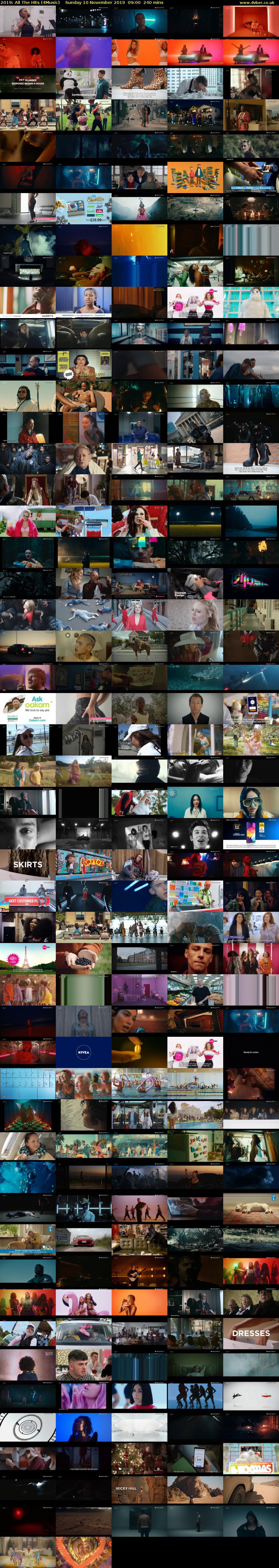 2019: All The Hits (4Music) Sunday 10 November 2019 09:00 - 13:00