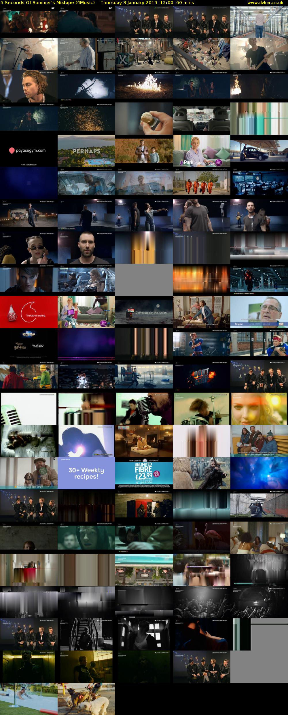 5 Seconds Of Summer's Mixtape (4Music) Thursday 3 January 2019 12:00 - 13:00