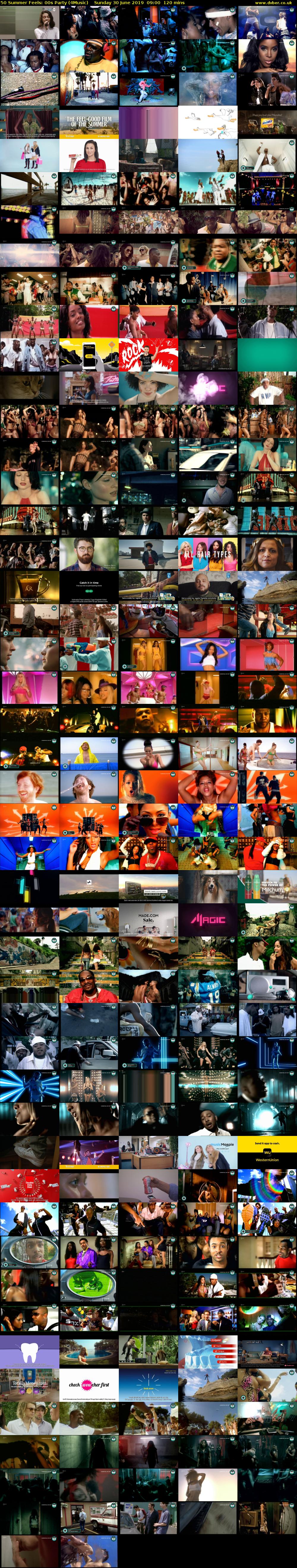 50 Summer Feels: 00s Party (4Music) Sunday 30 June 2019 09:00 - 11:00