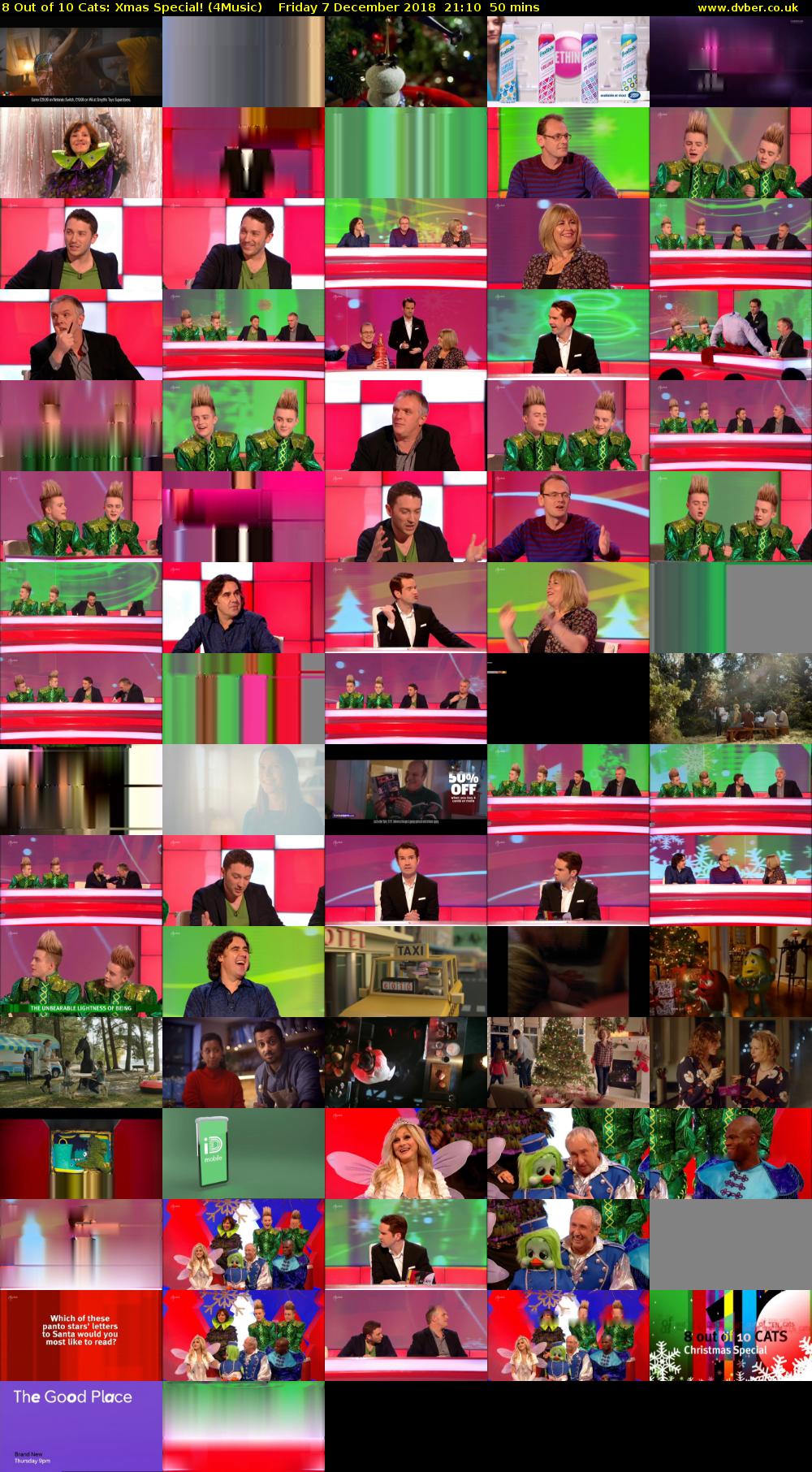 8 Out Of 10 Cats: Xmas Special! (4Music) Friday 7 December 2018 21:10 - 22:00