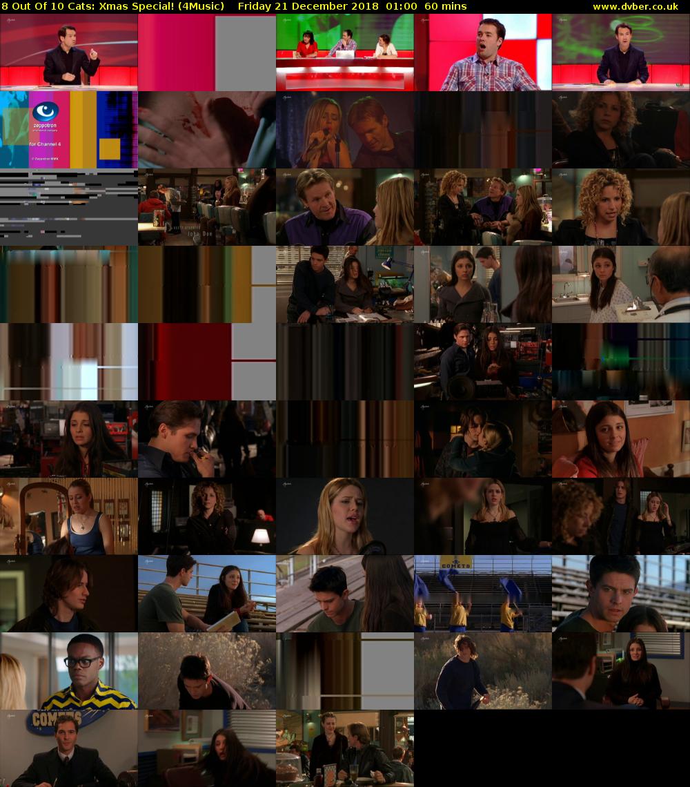 8 Out Of 10 Cats: Xmas Special! (4Music) Friday 21 December 2018 01:00 - 02:00