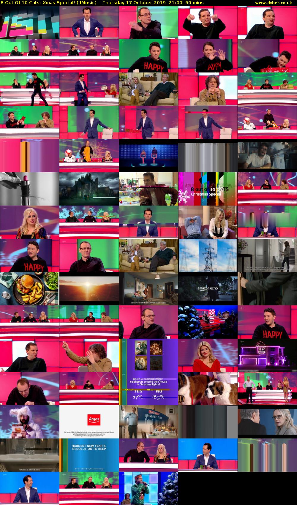8 Out Of 10 Cats: Xmas Special! (4Music) Thursday 17 October 2019 21:00 - 22:00