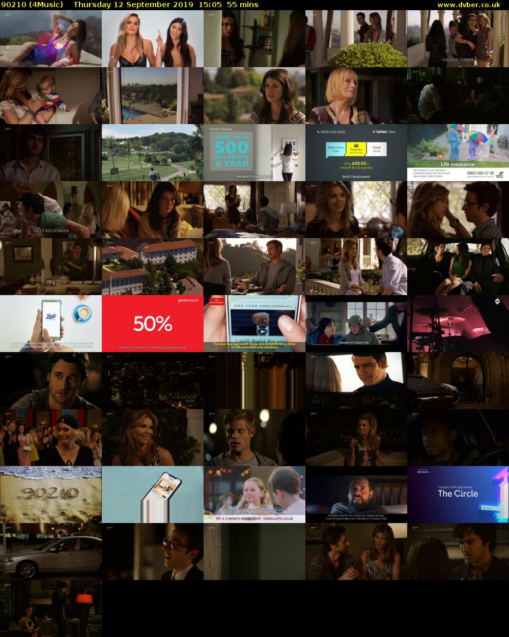 90210 (4Music) Thursday 12 September 2019 15:05 - 16:00