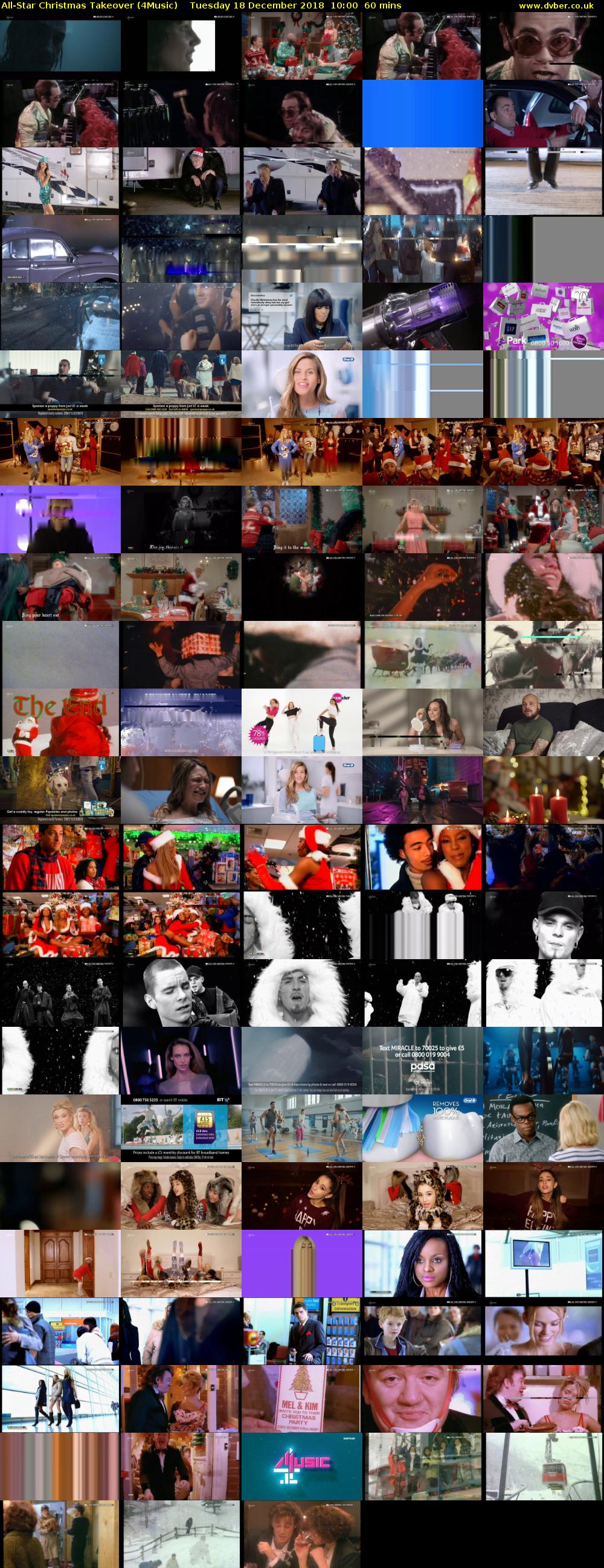 All-Star Christmas Takeover (4Music) Tuesday 18 December 2018 10:00 - 11:00