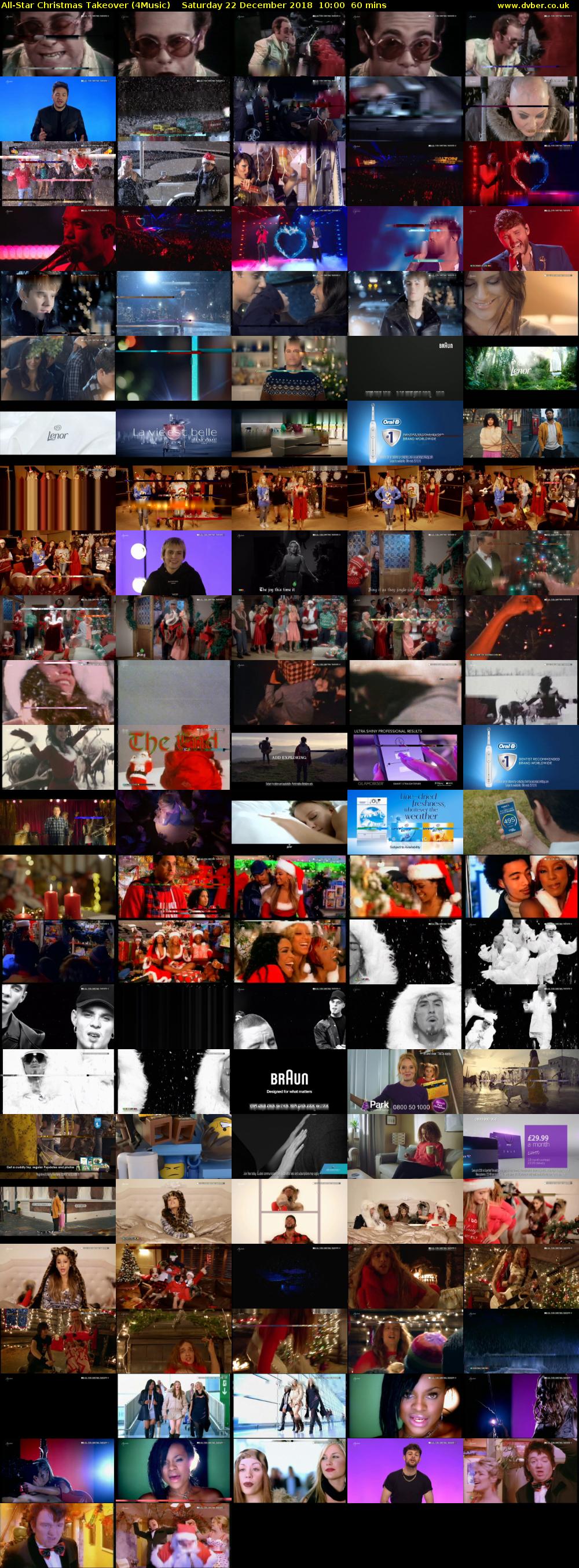 All-Star Christmas Takeover (4Music) Saturday 22 December 2018 10:00 - 11:00