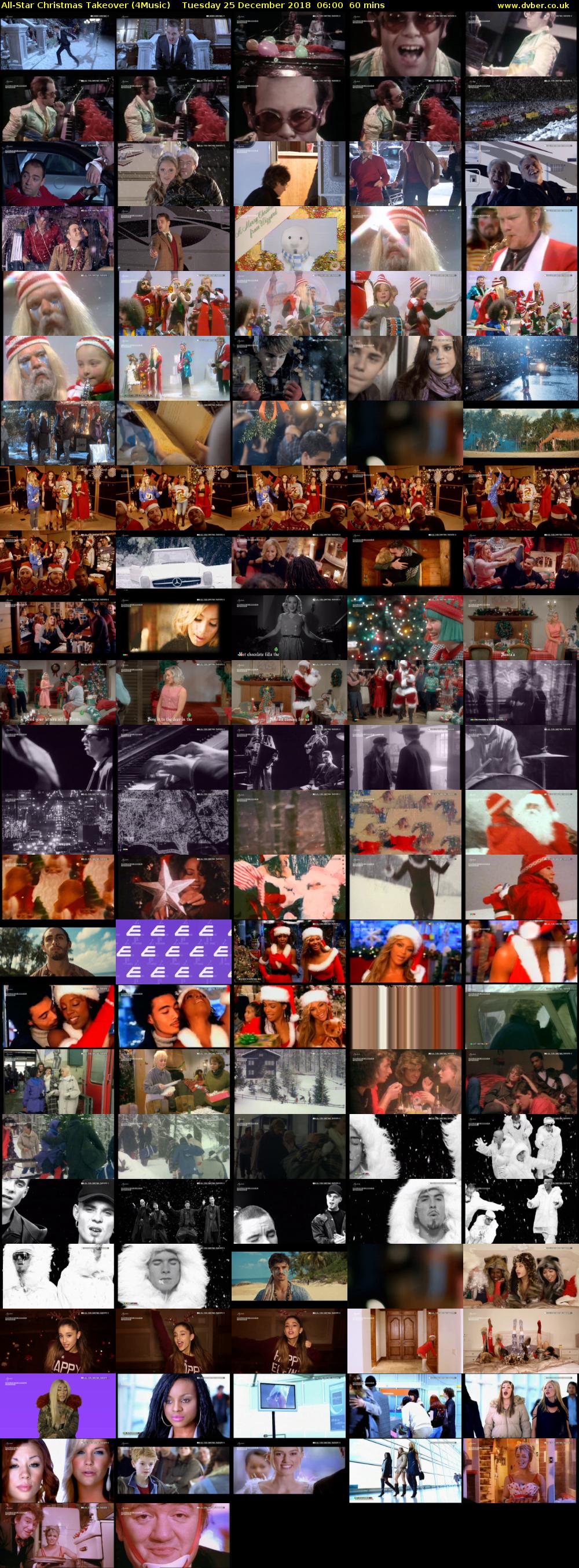 All-Star Christmas Takeover (4Music) Tuesday 25 December 2018 06:00 - 07:00