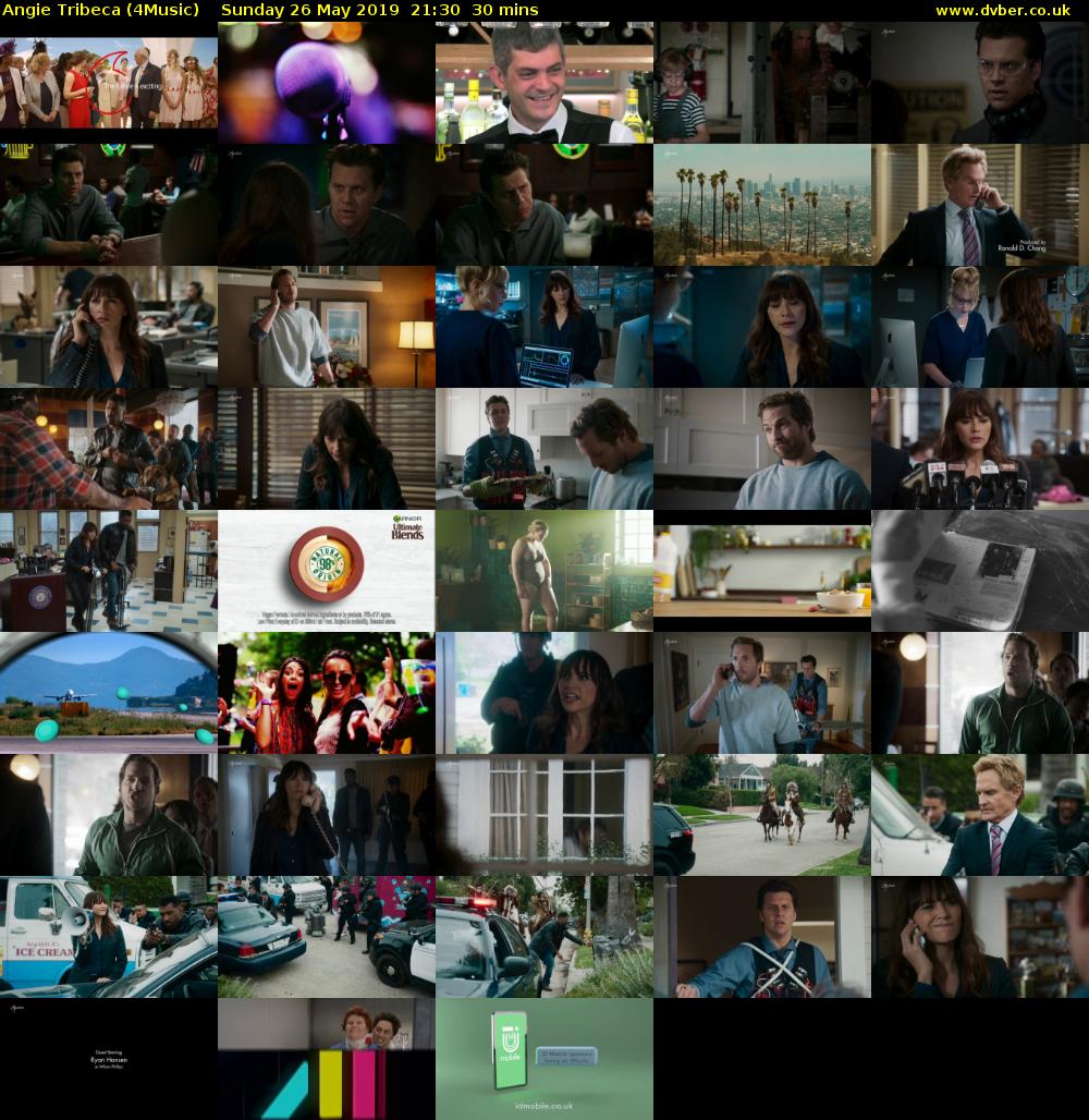 Angie Tribeca (4Music) Sunday 26 May 2019 21:30 - 22:00
