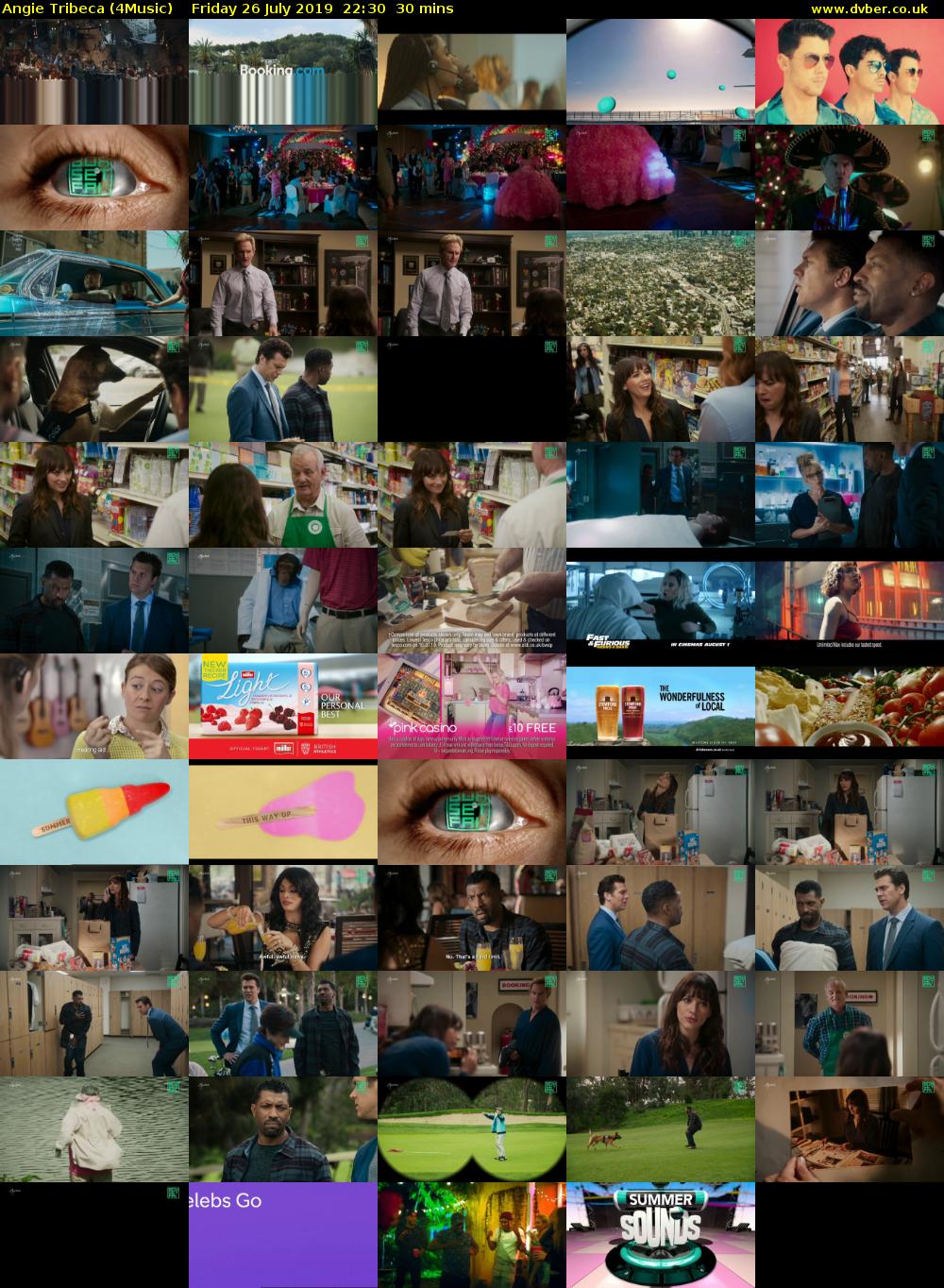 Angie Tribeca (4Music) Friday 26 July 2019 22:30 - 23:00
