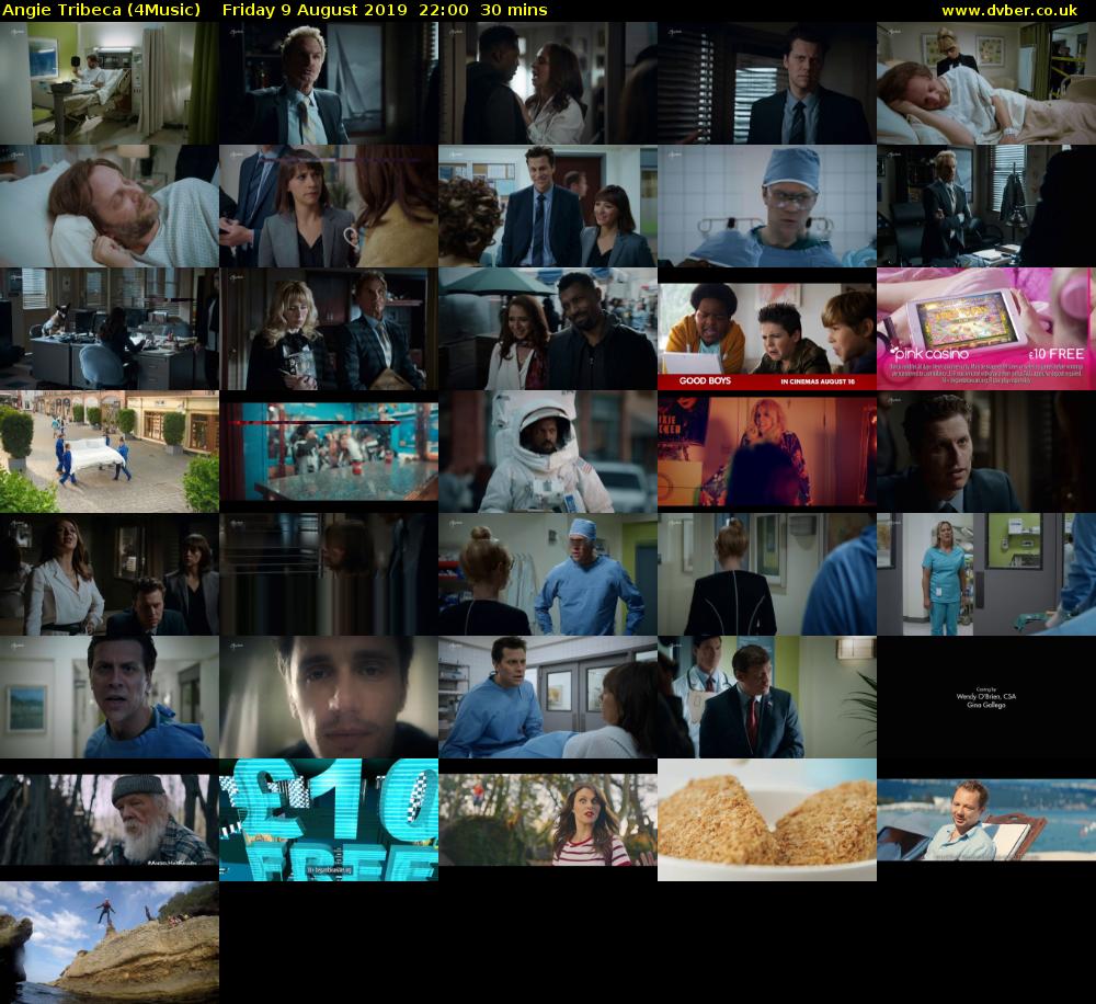 Angie Tribeca (4Music) Friday 9 August 2019 22:00 - 22:30