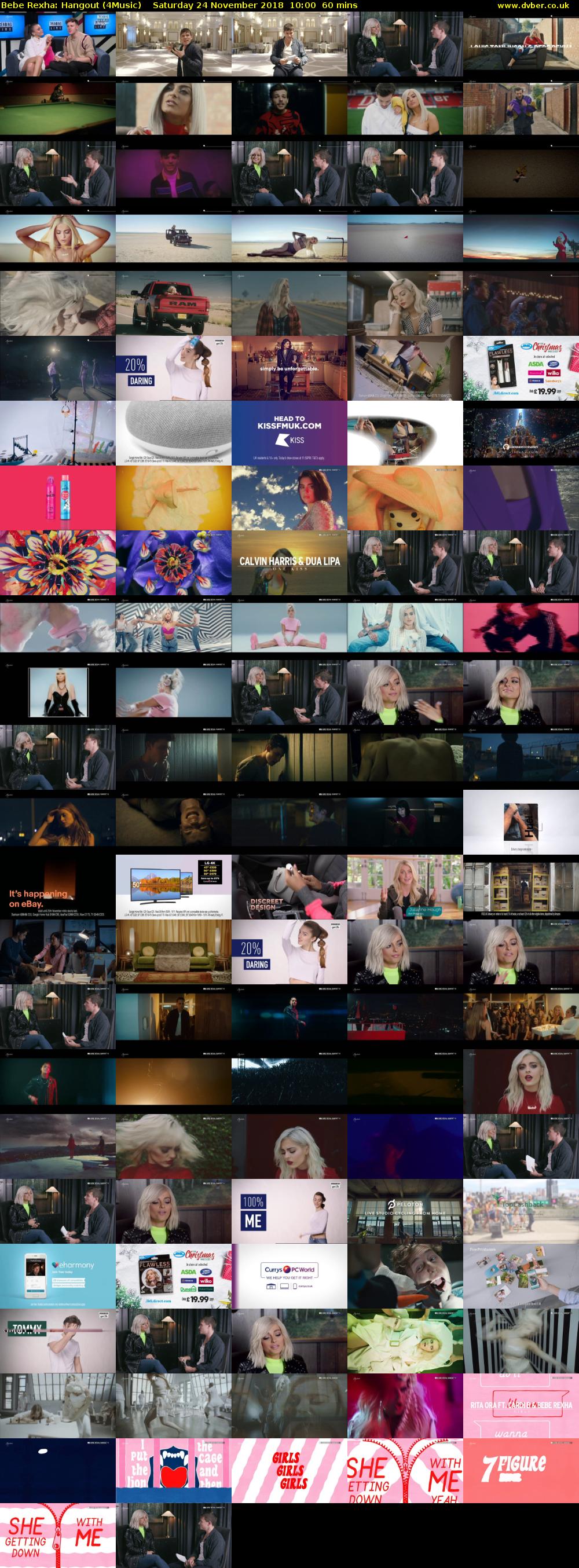 Bebe Rexha: Hangout (4Music) Saturday 24 November 2018 10:00 - 11:00