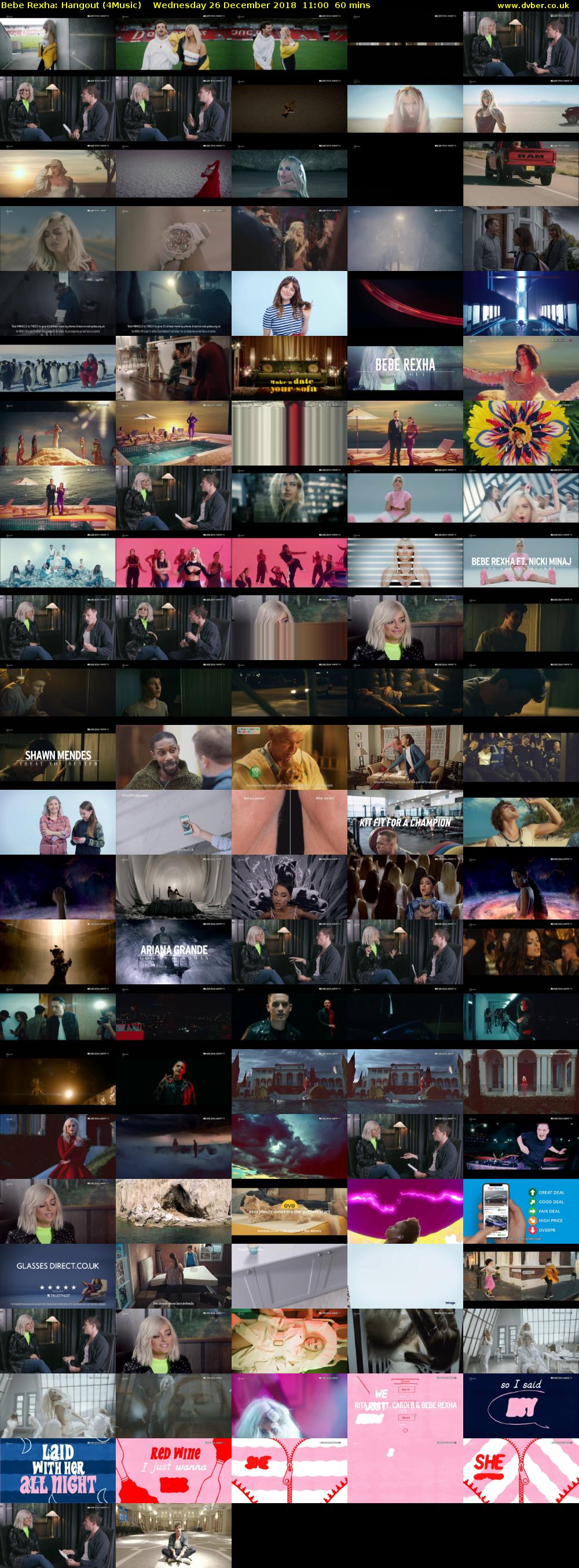 Bebe Rexha: Hangout (4Music) Wednesday 26 December 2018 11:00 - 12:00