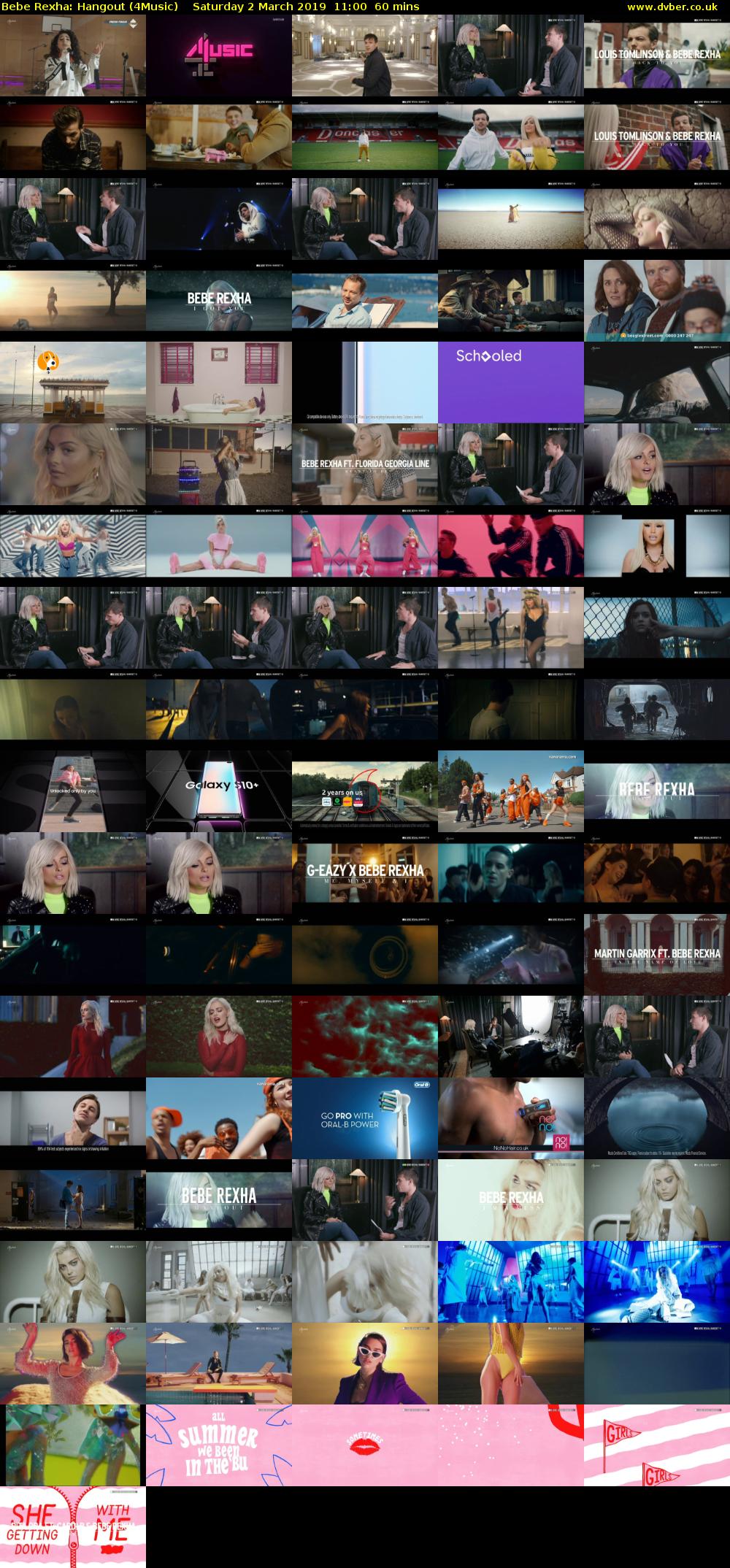 Bebe Rexha: Hangout (4Music) Saturday 2 March 2019 11:00 - 12:00