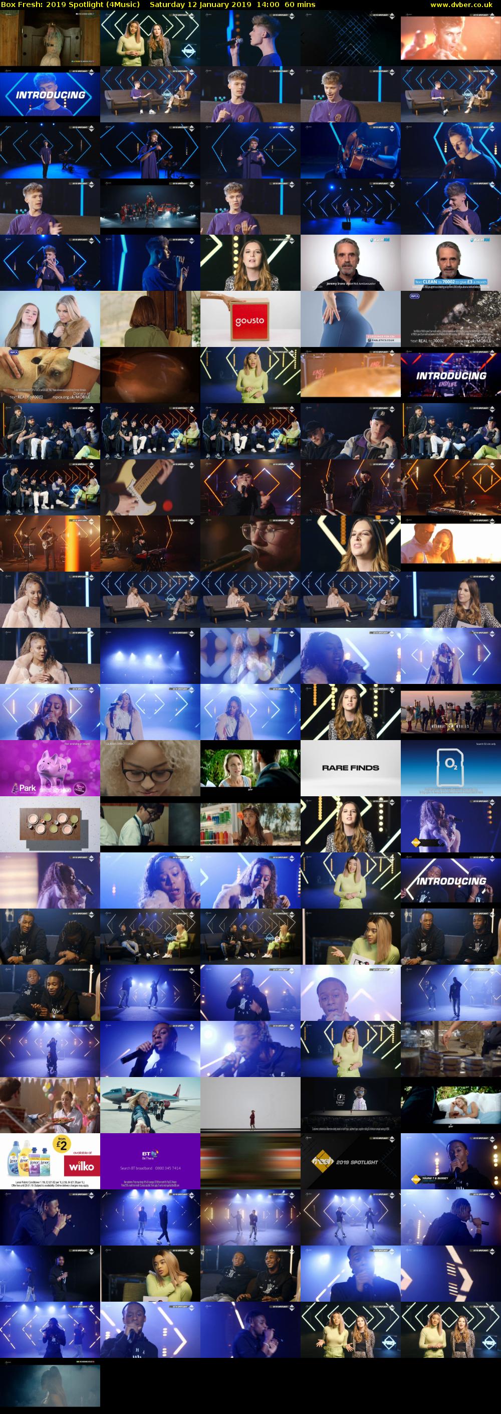 Box Fresh: 2019 Spotlight (4Music) Saturday 12 January 2019 14:00 - 15:00