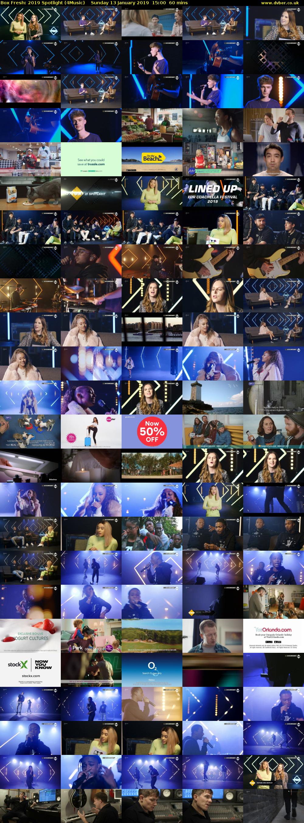 Box Fresh: 2019 Spotlight (4Music) Sunday 13 January 2019 15:00 - 16:00