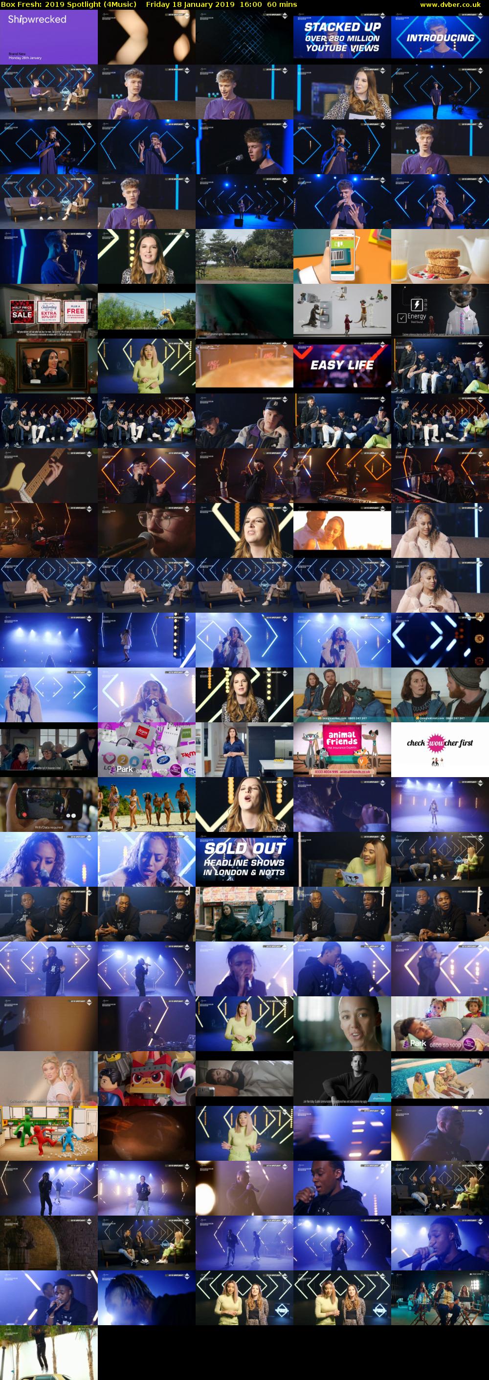 Box Fresh: 2019 Spotlight (4Music) Friday 18 January 2019 16:00 - 17:00