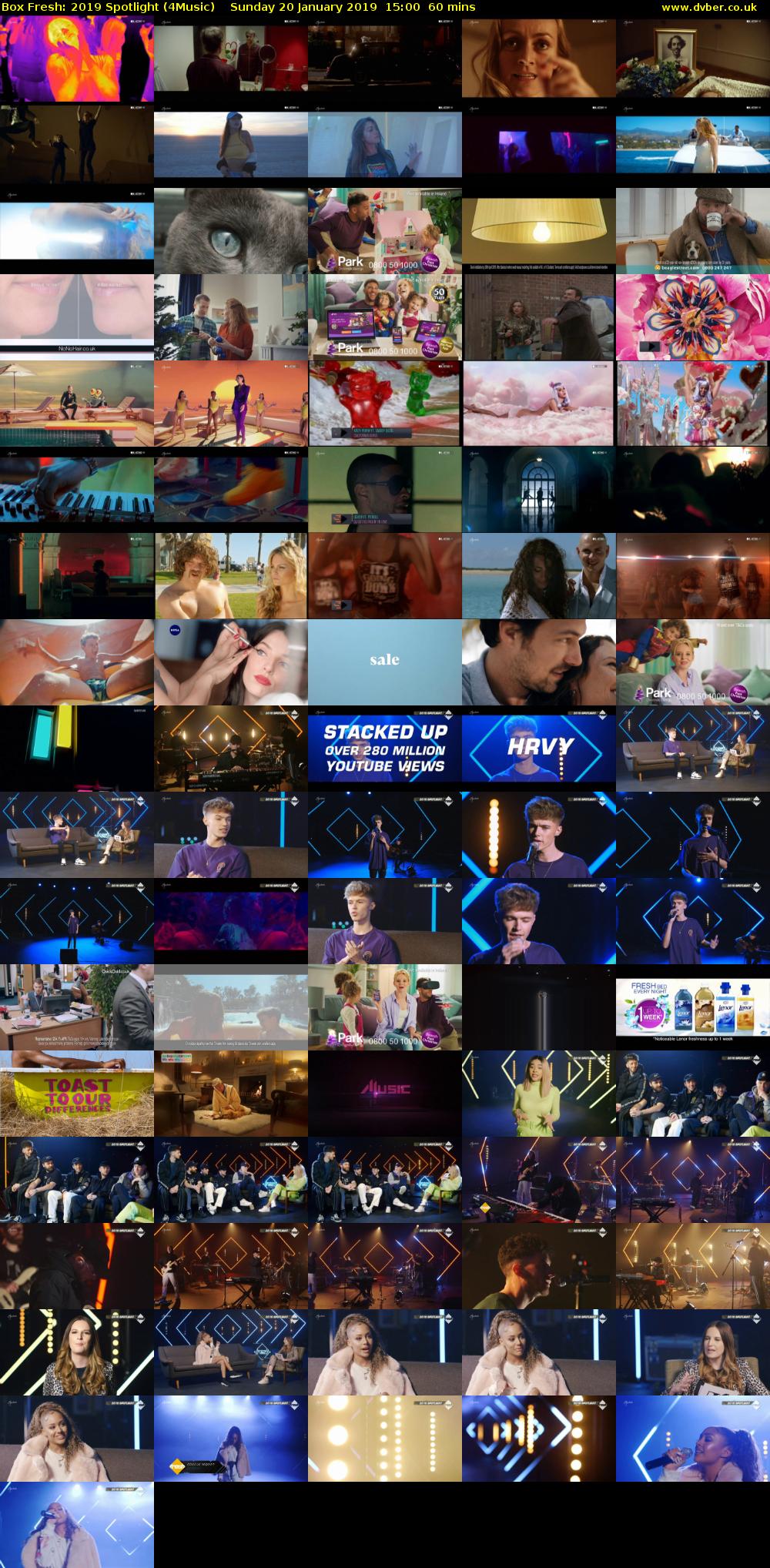 Box Fresh: 2019 Spotlight (4Music) Sunday 20 January 2019 15:00 - 16:00