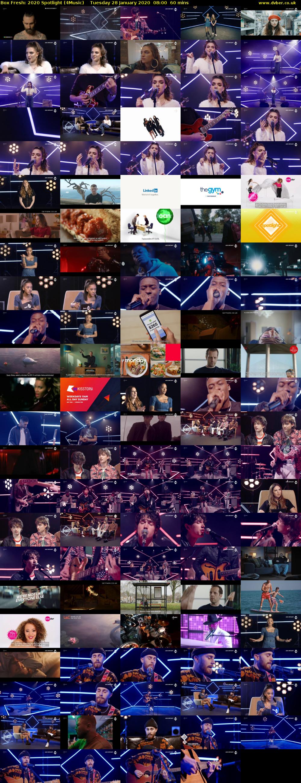 Box Fresh: 2020 Spotlight (4Music) Tuesday 28 January 2020 08:00 - 09:00