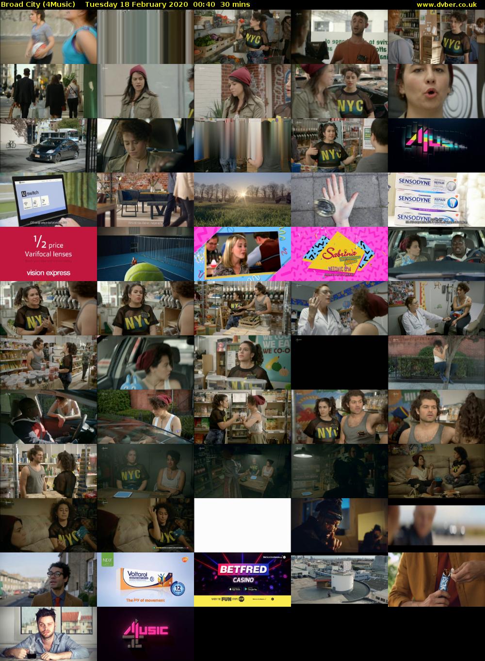 Broad City (4Music) Tuesday 18 February 2020 00:40 - 01:10