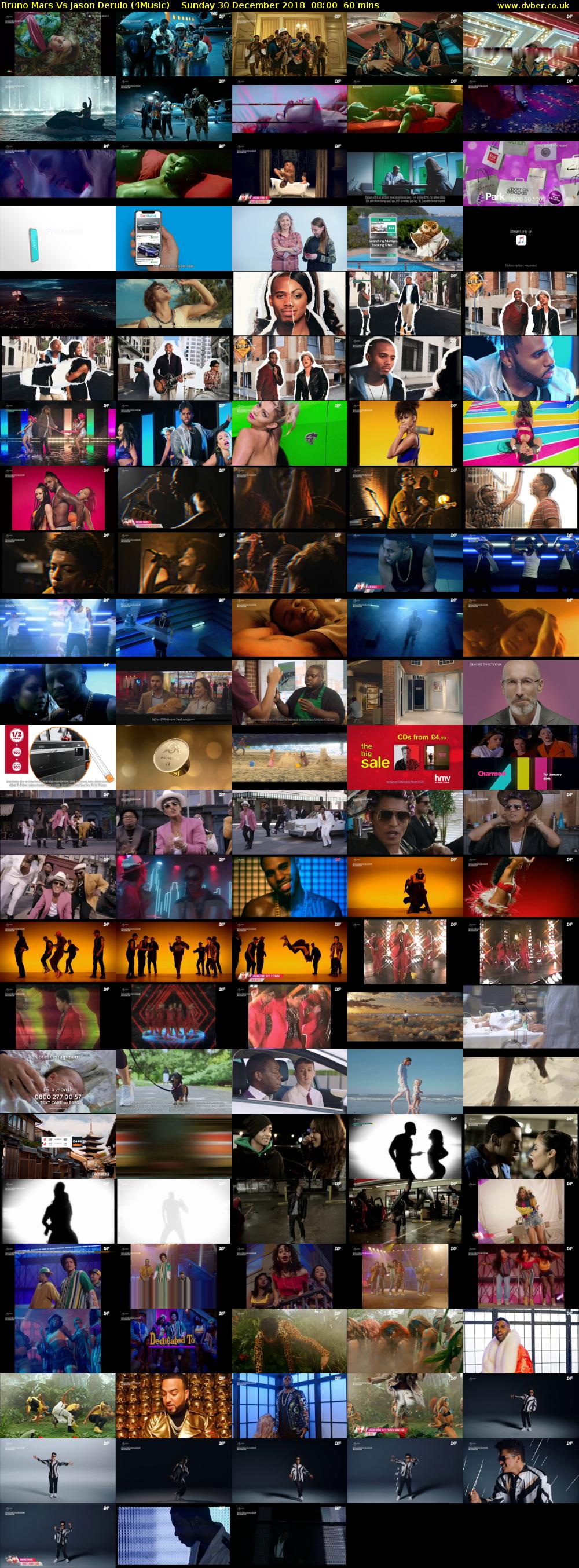Bruno Mars Vs Jason Derulo (4Music) Sunday 30 December 2018 08:00 - 09:00