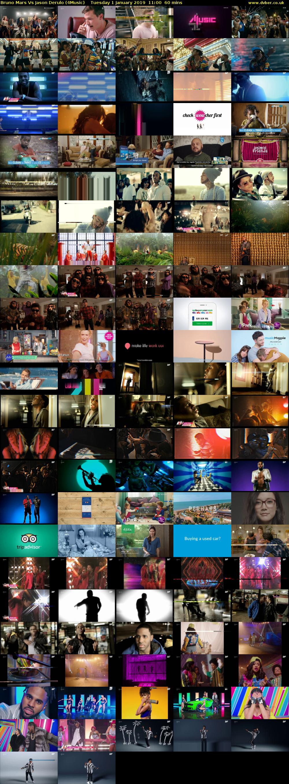 Bruno Mars Vs Jason Derulo (4Music) Tuesday 1 January 2019 11:00 - 12:00